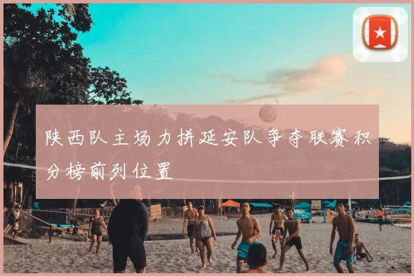 陕西队主场力拼延安队争夺联赛积分榜前列位置